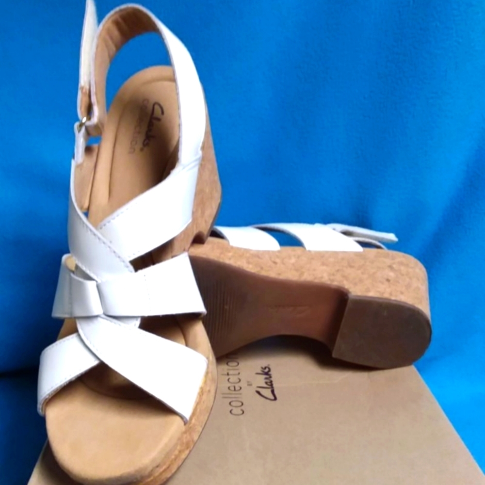 White sandals